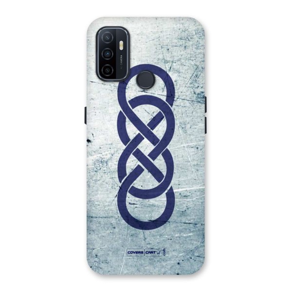Double Infinity Rough Back Case for Oppo A33 (2020)