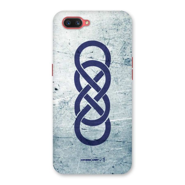 Double Infinity Rough Back Case for Oppo A3s