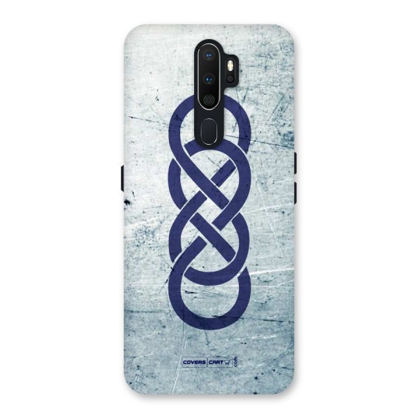 Double Infinity Rough Back Case for Oppo A5 (2020)