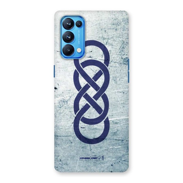 Double Infinity Rough Back Case for Oppo Reno5 Pro 5G