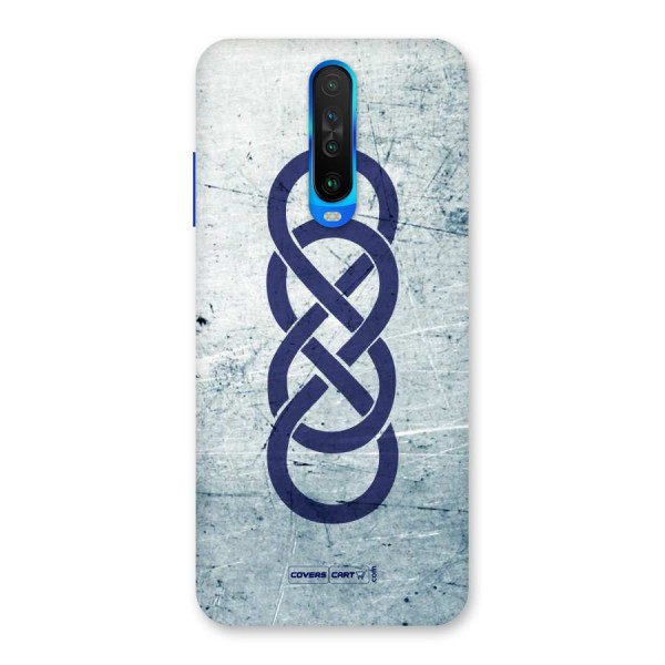 Double Infinity Rough Back Case for Poco X2
