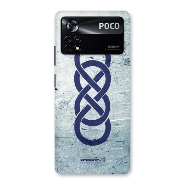 Double Infinity Rough Back Case for Poco X4 Pro 5G