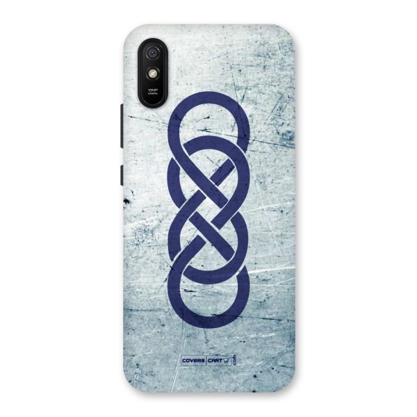 Double Infinity Rough Back Case for Redmi 9A