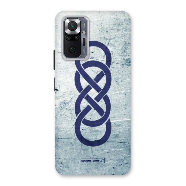 Double Infinity Rough Back Case for Redmi Note 10 Pro