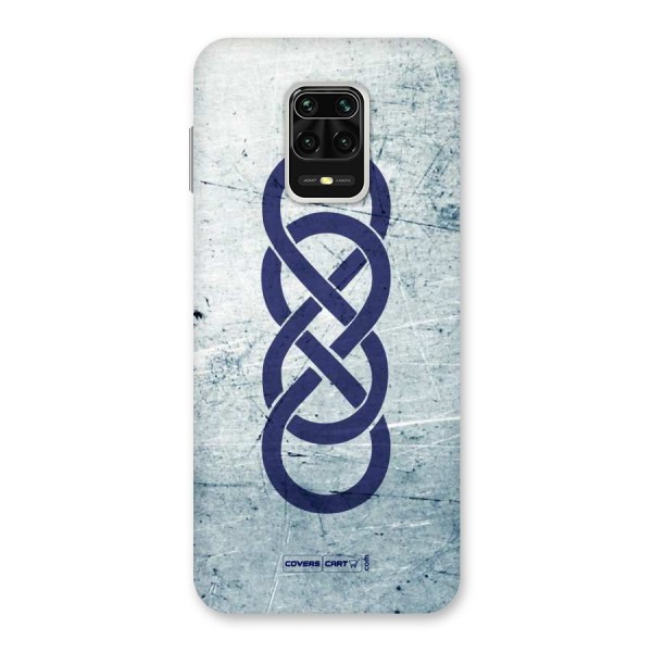 Double Infinity Rough Back Case for Redmi Note 9 Pro