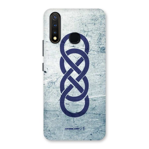 Double Infinity Rough Back Case for Vivo Y19