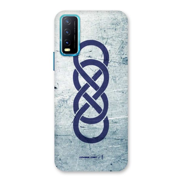 Double Infinity Rough Back Case for Vivo Y20i