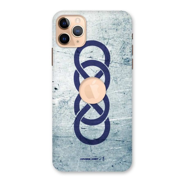 Double Infinity Rough Back Case for iPhone 11 Pro Max Logo Cut
