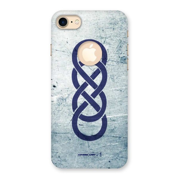 Double Infinity Rough Back Case for iPhone 7 Logo Cut