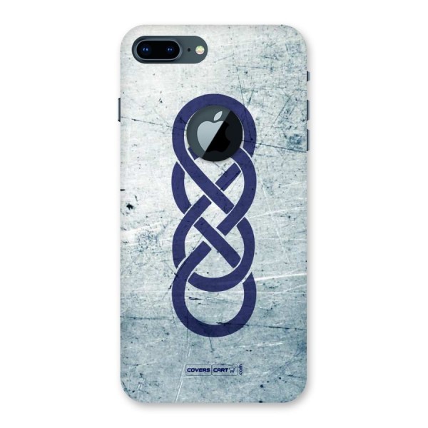 Double Infinity Rough Back Case for iPhone 7 Plus Logo Cut