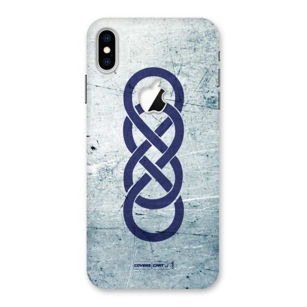 Double Infinity Rough Back Case for iPhone XS Max Apple Cut