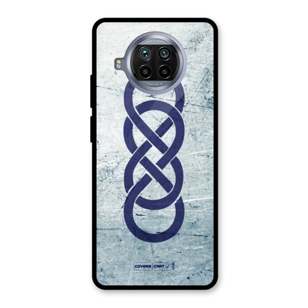 Double Infinity Rough Glass Back Case for Mi 10i