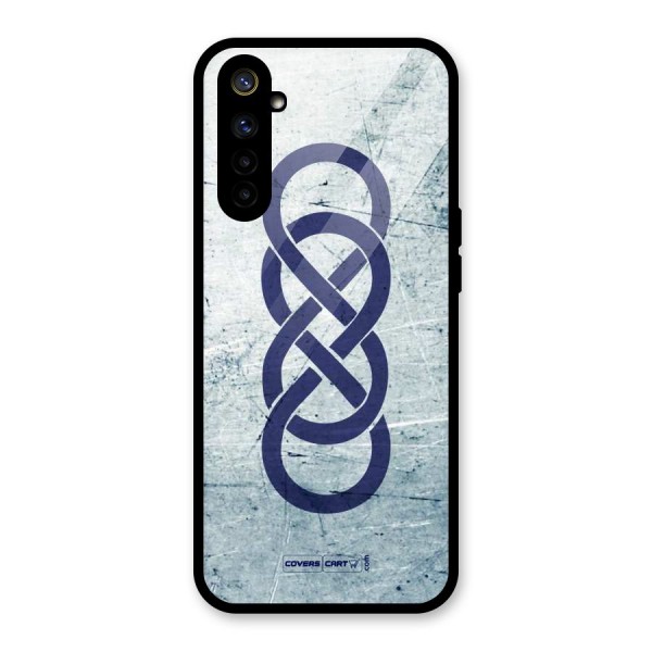 Double Infinity Rough Glass Back Case for Realme 6i