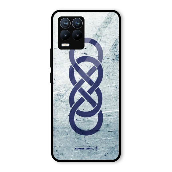 Double Infinity Rough Glass Back Case for Realme 8 Pro