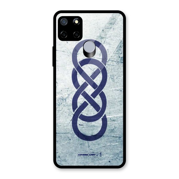 Double Infinity Rough Glass Back Case for Realme C12