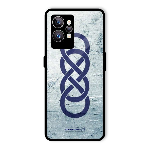 Double Infinity Rough Glass Back Case for Realme GT2 Pro