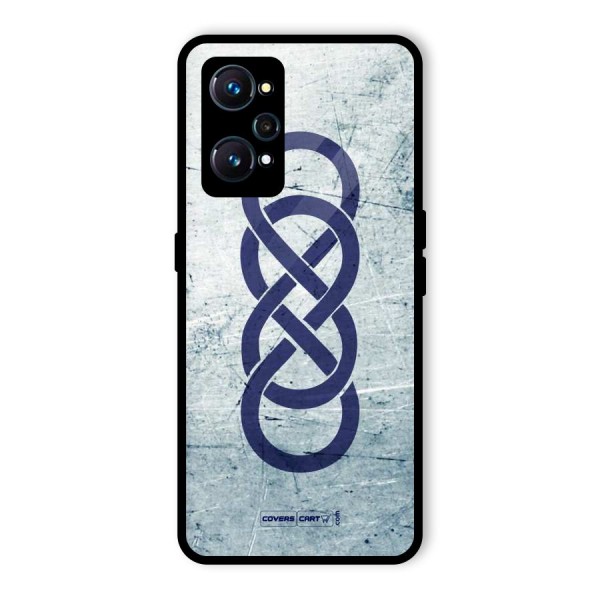 Double Infinity Rough Glass Back Case for Realme GT 2