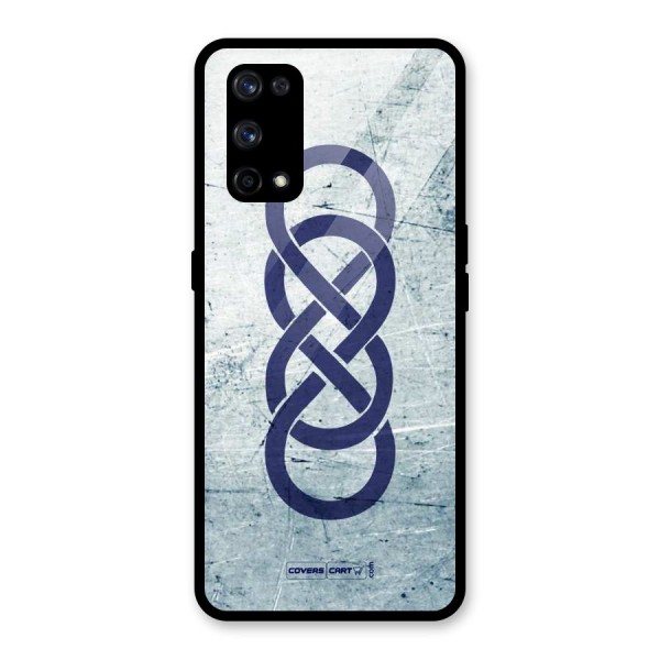 Double Infinity Rough Glass Back Case for Realme X7 Pro
