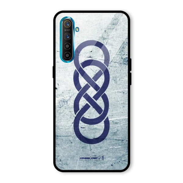 Double Infinity Rough Glass Back Case for Realme XT