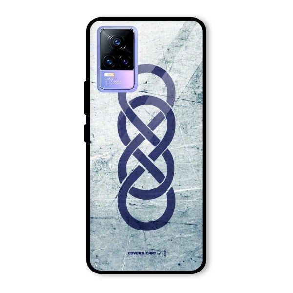 Double Infinity Rough Glass Back Case for Vivo Y73