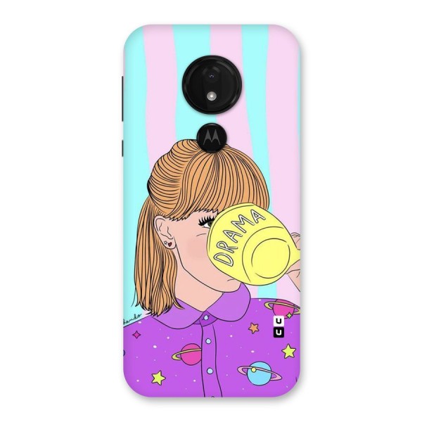 Drama Cup Back Case for Moto G7 Power