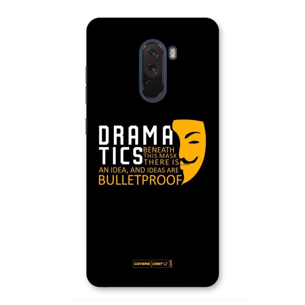 Dramatics Back Case for Poco F1