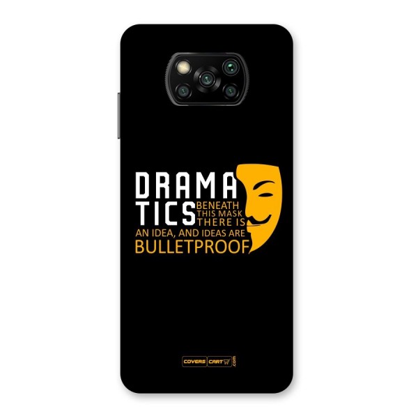Dramatics Back Case for Poco X3