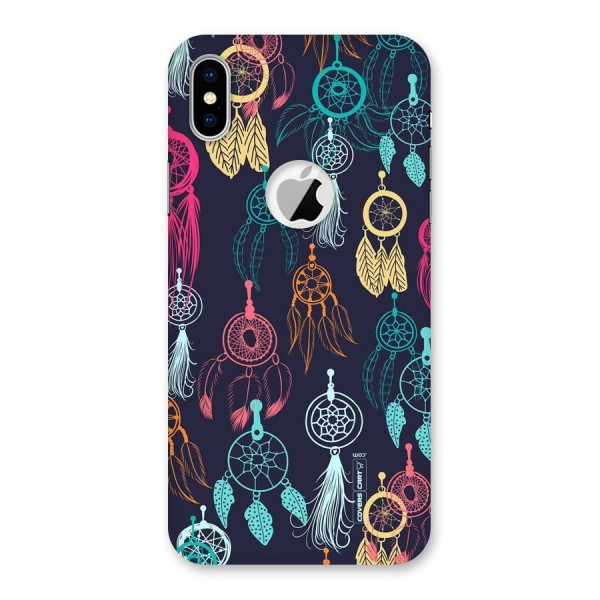 Dream Catcher Pattern Back Case for iPhone X Logo Cut