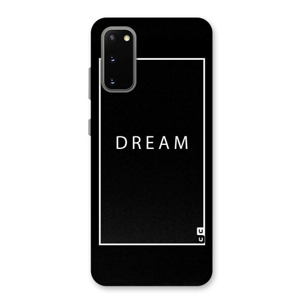 Dream Classic Back Case for Galaxy S20