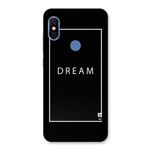Dream Classic Back Case for Redmi Note 6 Pro