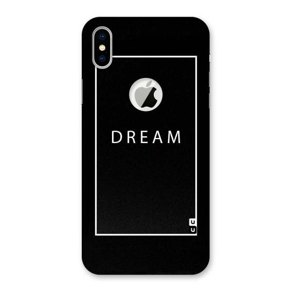 Dream Classic Back Case for iPhone XS Logo Cut