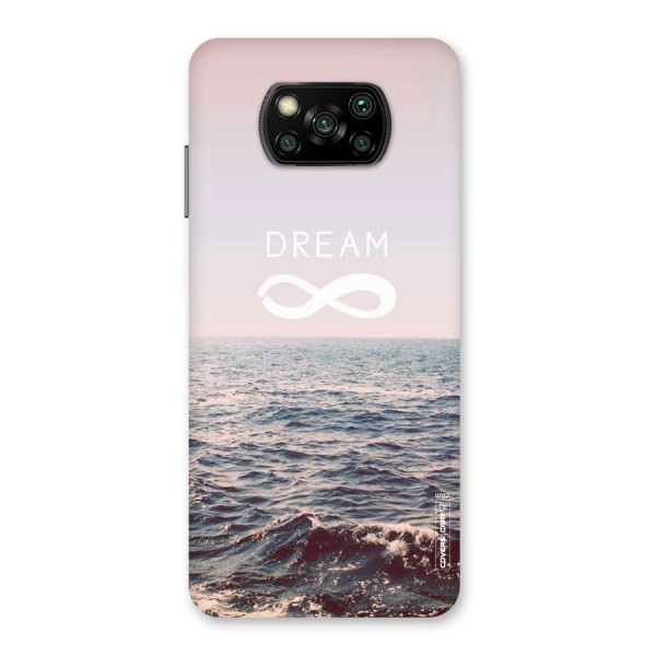 Dream Infinity Back Case for Poco X3