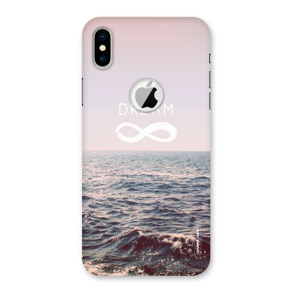 Dream Infinity Back Case for iPhone X Logo Cut
