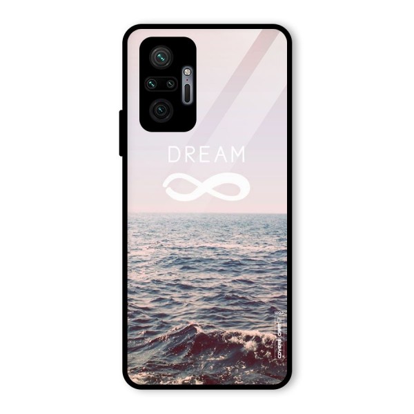 Dream Infinity Glass Back Case for Redmi Note 10 Pro