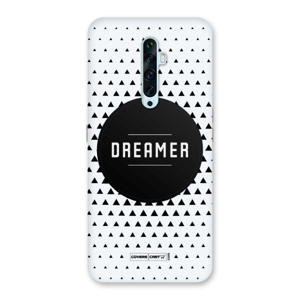 Dreamer Minimalist Back Case for Oppo Reno2 F
