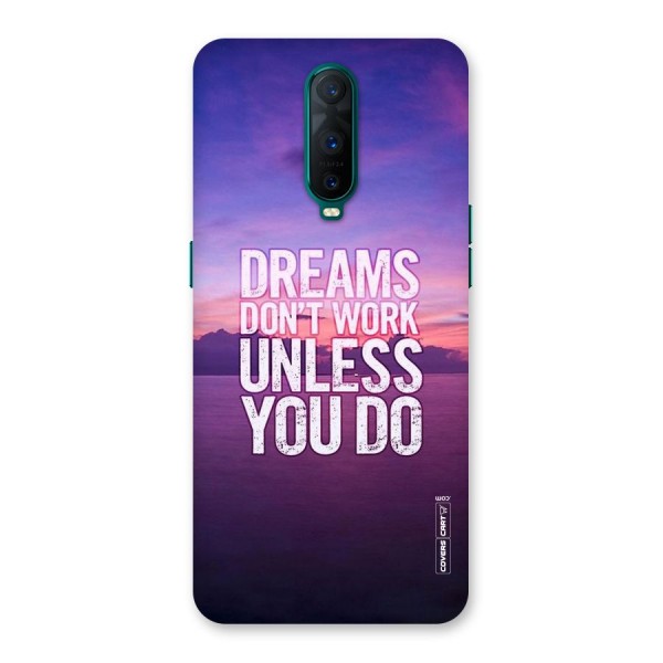 Dreams Work Back Case for Oppo R17 Pro