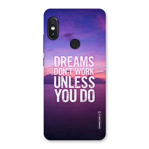 Dreams Work Back Case for Redmi Note 5 Pro