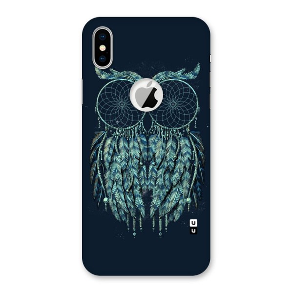 Dreamy Owl Catcher Back Case for iPhone XS Logo Cut