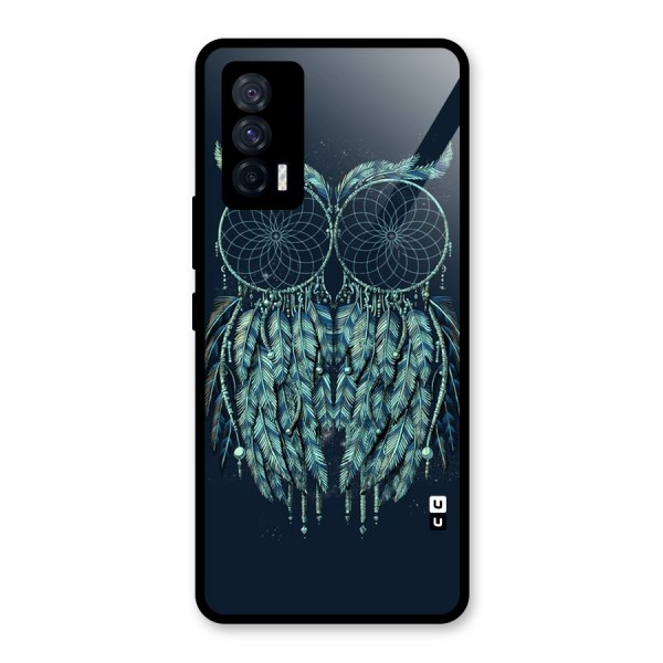 Dreamy Owl Catcher Glass Back Case for Vivo iQOO 7 5G