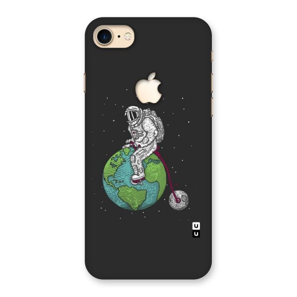 Earth Space Doodle Back Case for iPhone 7 Apple Cut