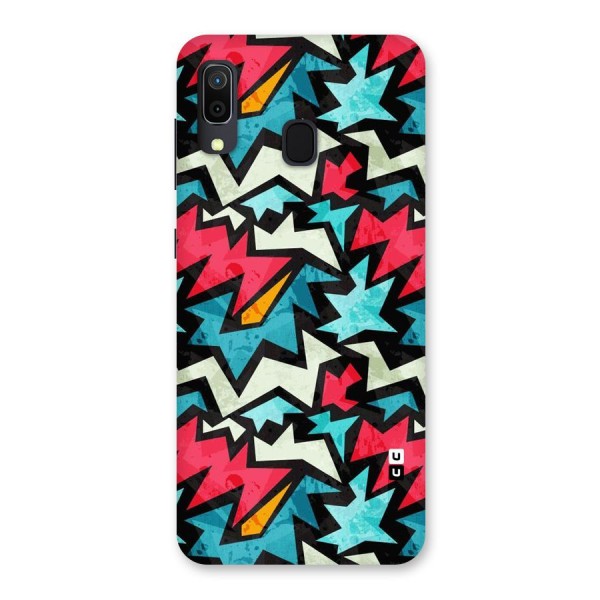 Electric Color Design Back Case for Galaxy A20