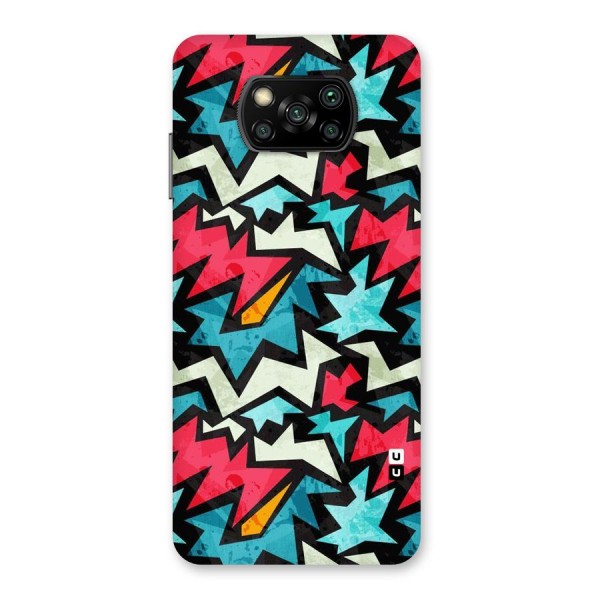 Electric Color Design Back Case for Poco X3