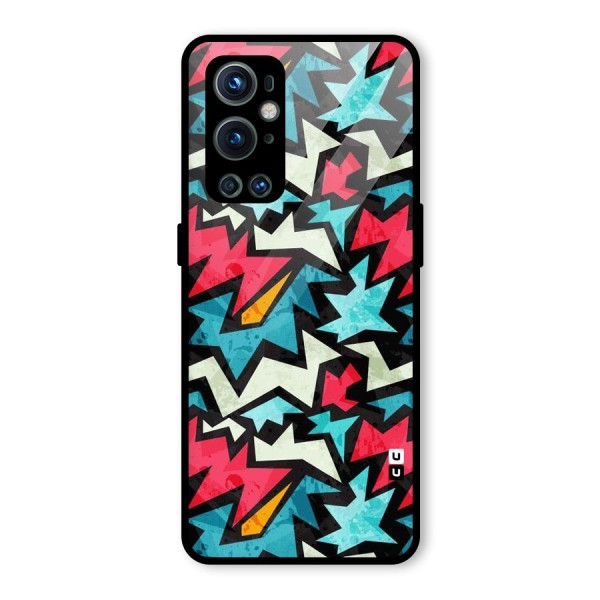 Electric Color Design Glass Back Case for OnePlus 9 Pro