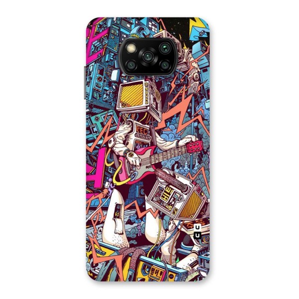 Electric Colors Back Case for Poco X3