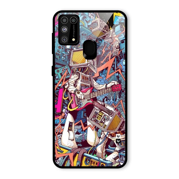 Electric Colors Glass Back Case for Galaxy M31