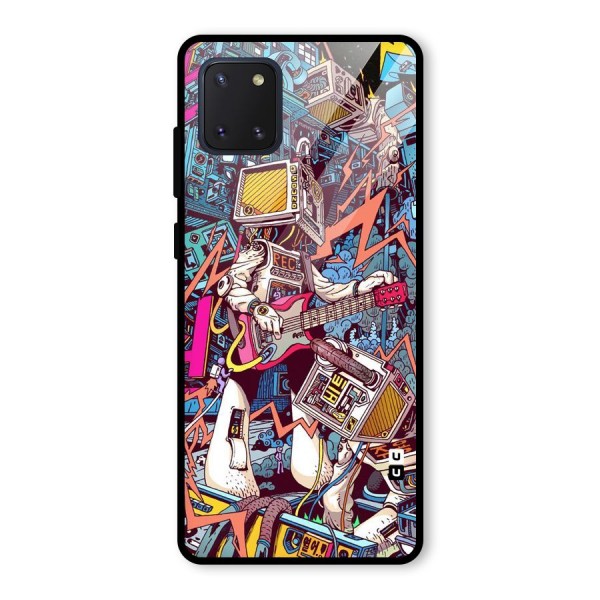 Electric Colors Glass Back Case for Galaxy Note 10 Lite