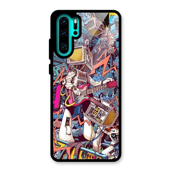 Electric Colors Glass Back Case for Huawei P30 Pro