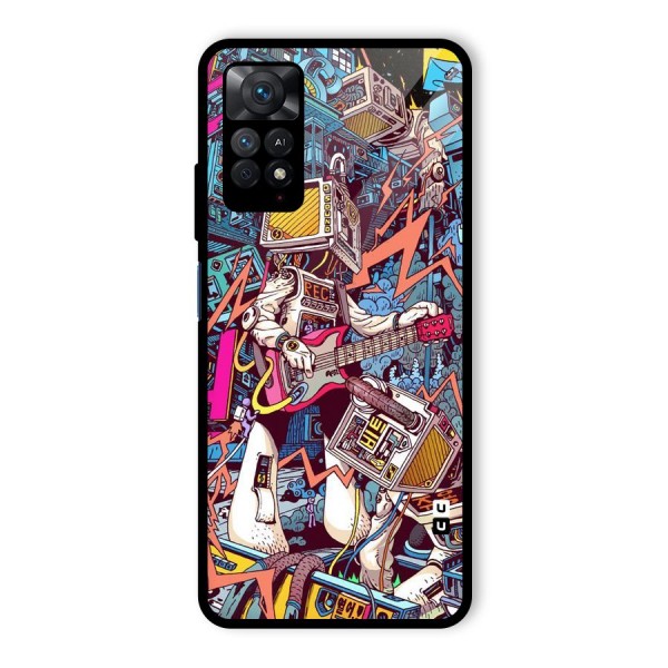Electric Colors Glass Back Case for Redmi Note 11 Pro Plus 5G