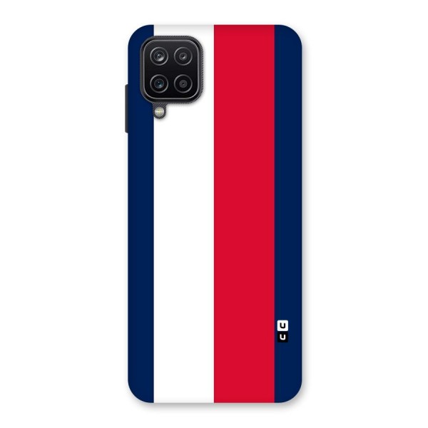 Electric Colors Stripe Back Case for Galaxy A12