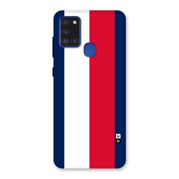 Electric Colors Stripe Back Case for Galaxy A21s